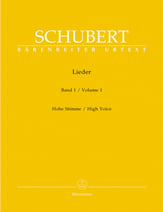 Lieder Vol. 1 Vocal Solo & Collections sheet music cover